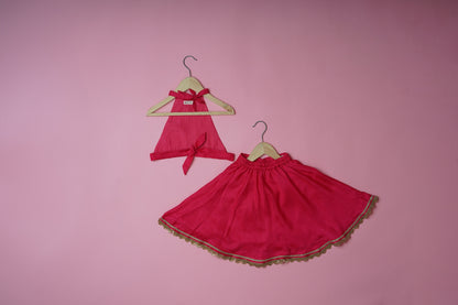 Jiya Pink - Lehenga and Dupatta Set