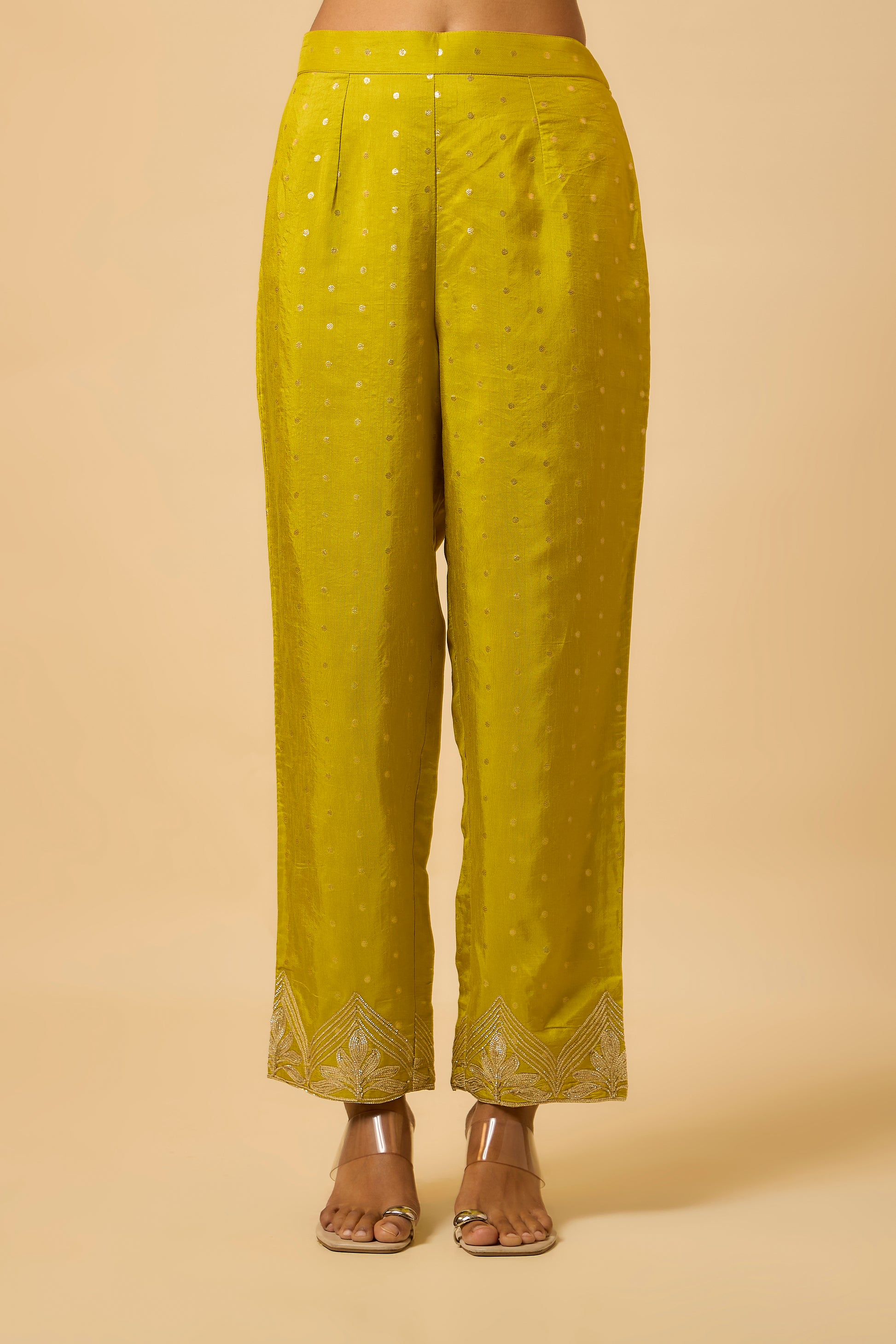 Dilruba - Cape, Pants and Blouse - Mustard Yellow