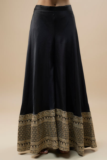 HAFSA Peplum Top with Silk sharara