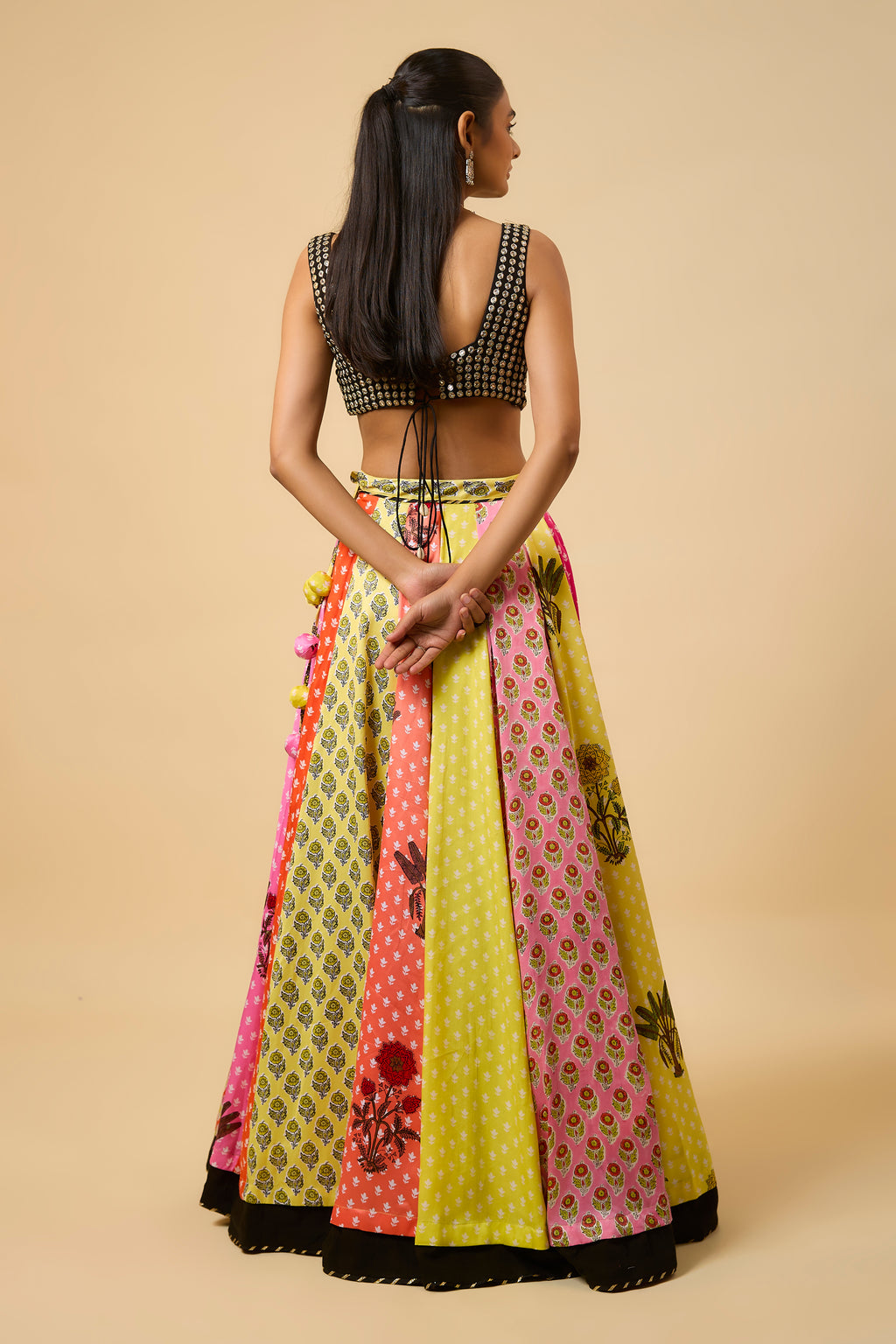 Kamini - Lahenga, Blouse  & Duppta - Multicolor