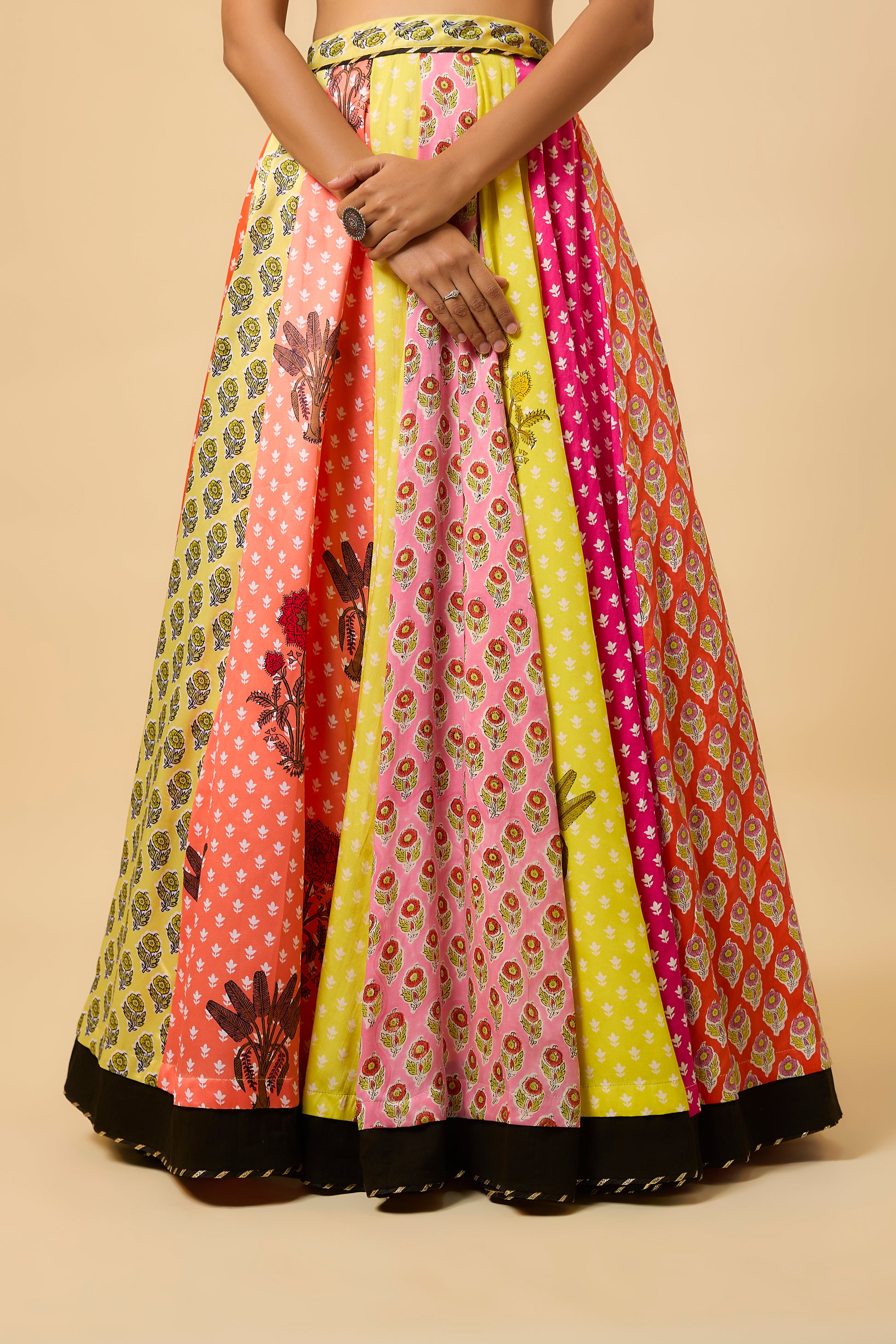 Kamini - Lahenga, Blouse  & Duppta - Multicolor