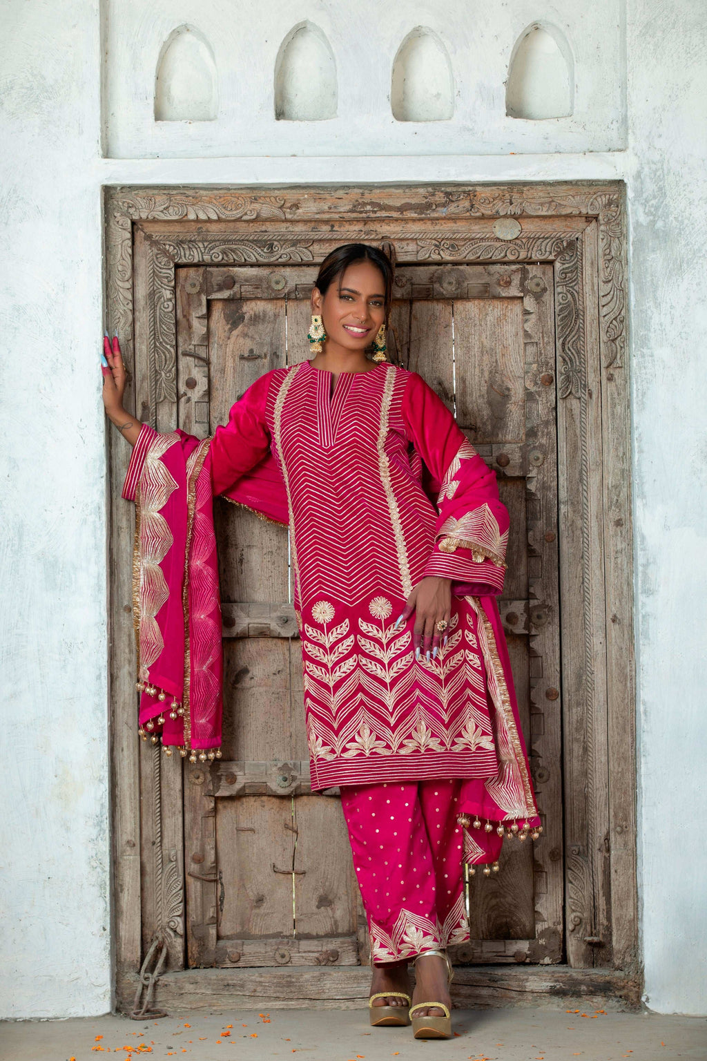 Nawabzadi - Kurta Set - Monk & Mei