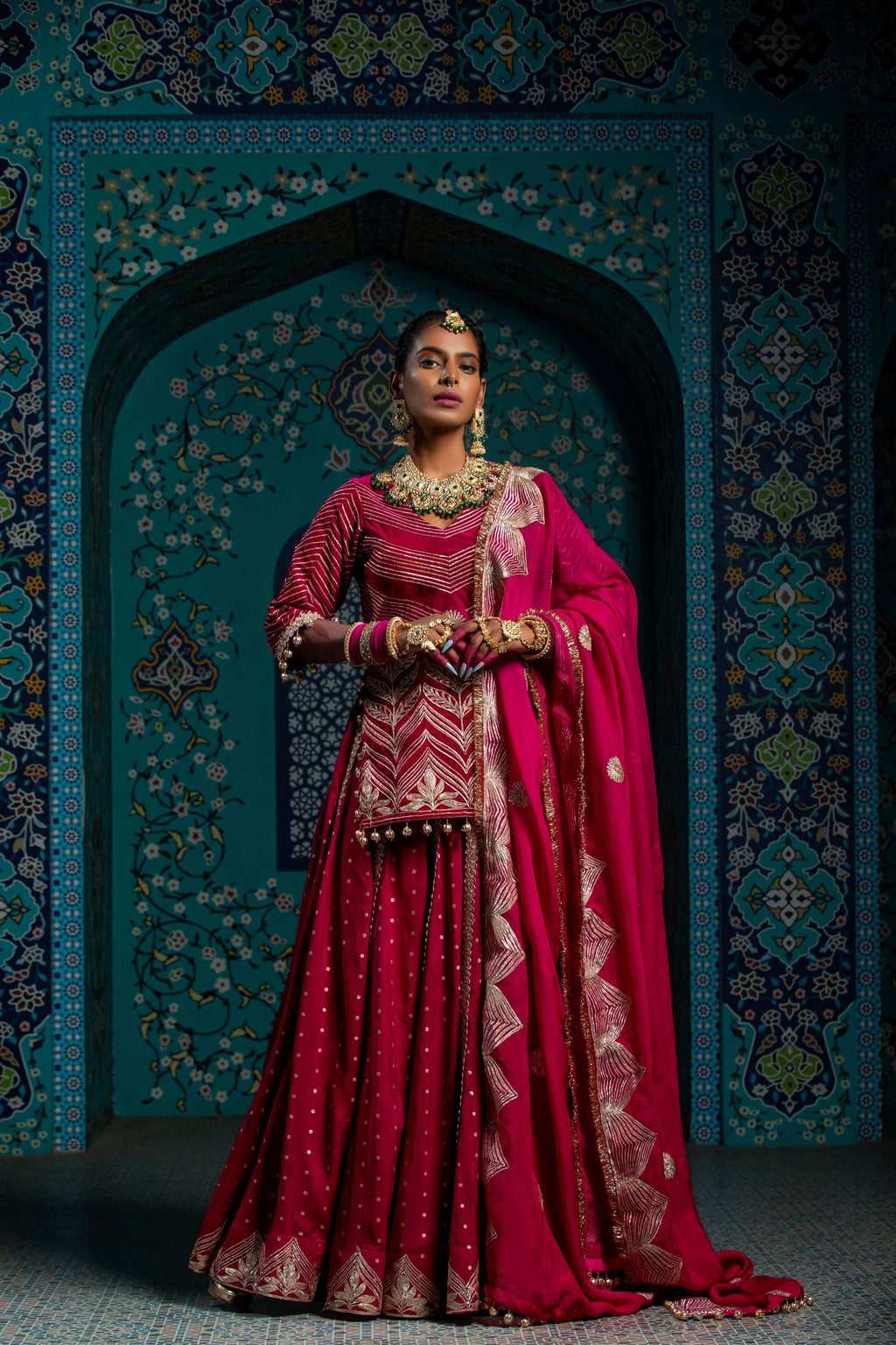 Gulbadan - Lehenga set - Monk & Mei