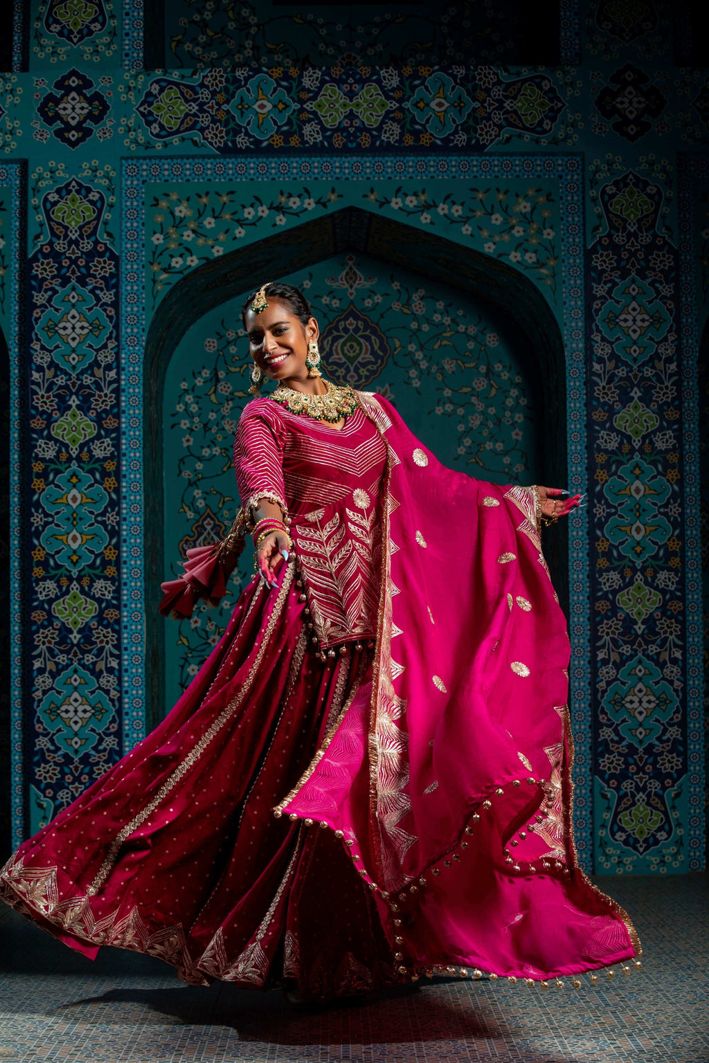 Gulbadan - Lehenga set - Monk & Mei