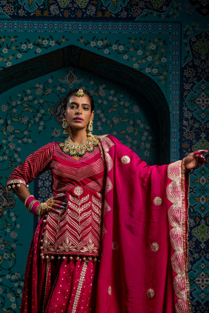 Gulbadan - Lehenga set