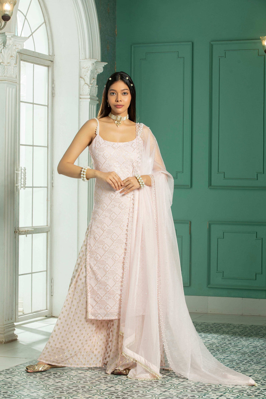 JEWEL - Kurta Set - Rose Pink - Monk & Mei