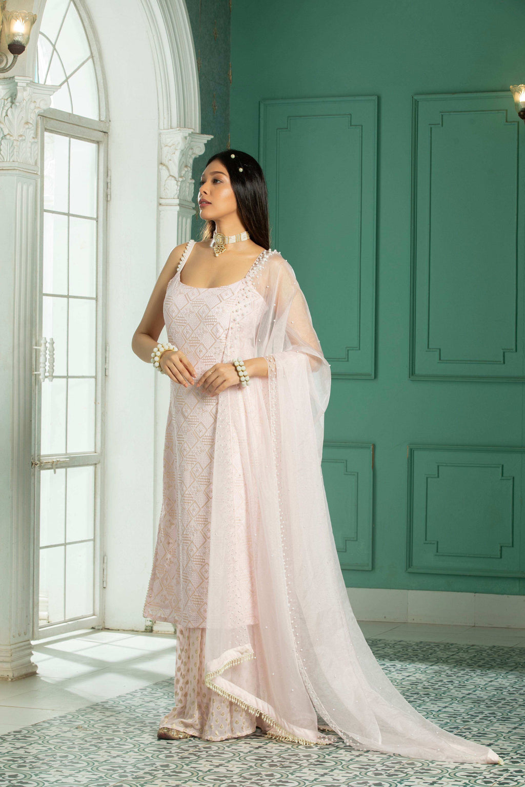 JEWEL - Kurta Set - Rose Pink - Monk & Mei