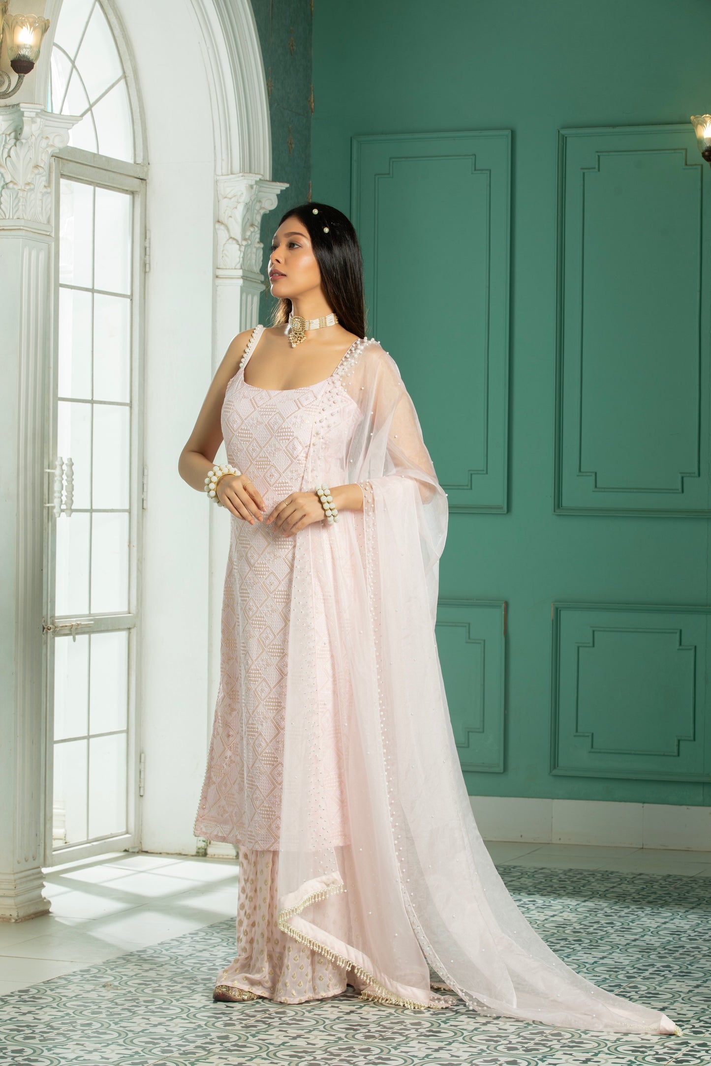 JEWEL - Kurta Set - Rose Pink