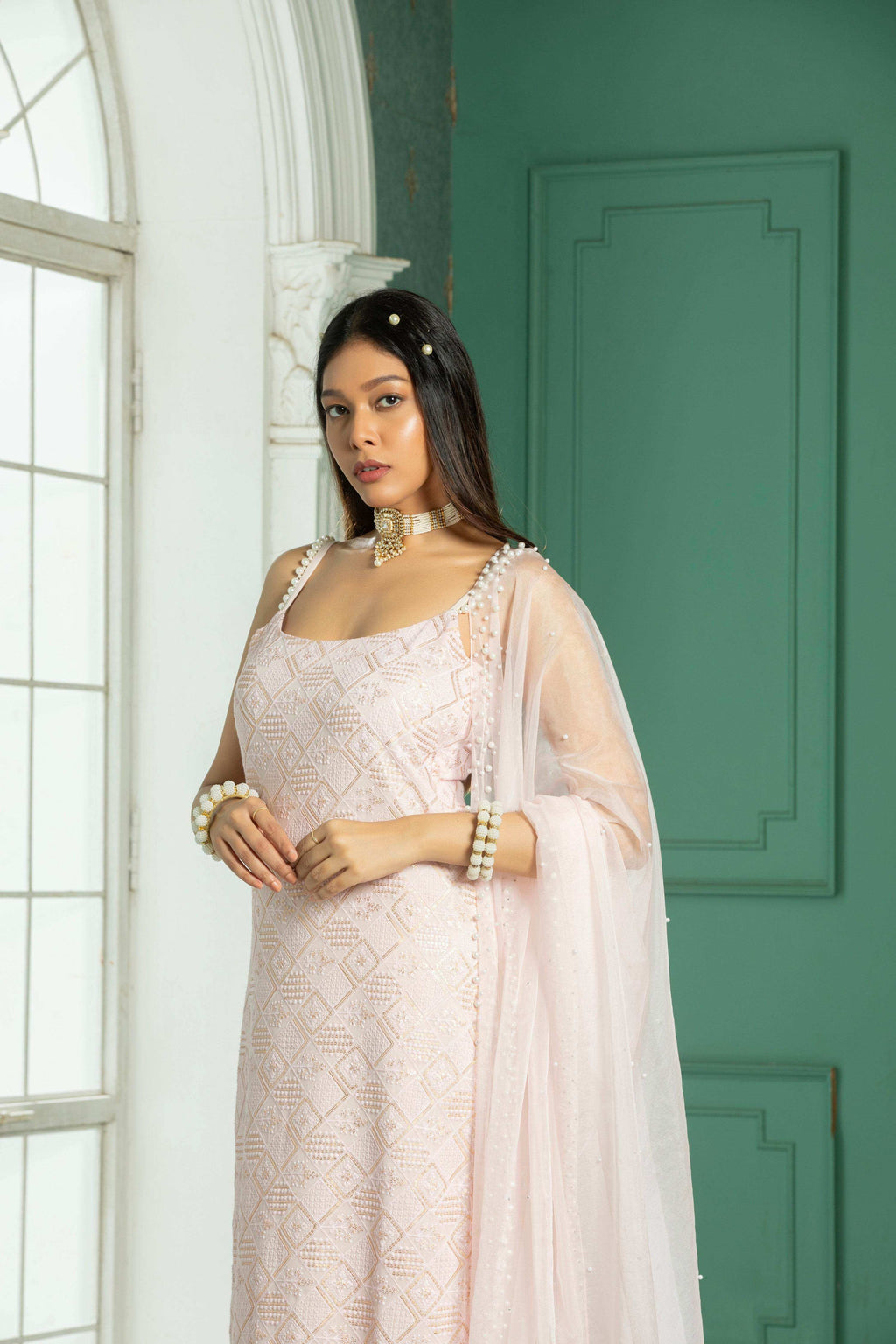 JEWEL - Kurta Set - Rose Pink - Monk & Mei