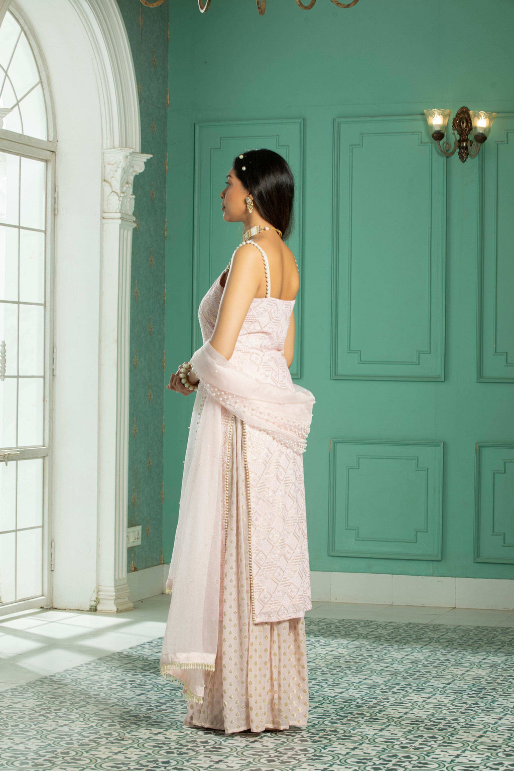 JEWEL - Kurta Set - Rose Pink - Monk & Mei