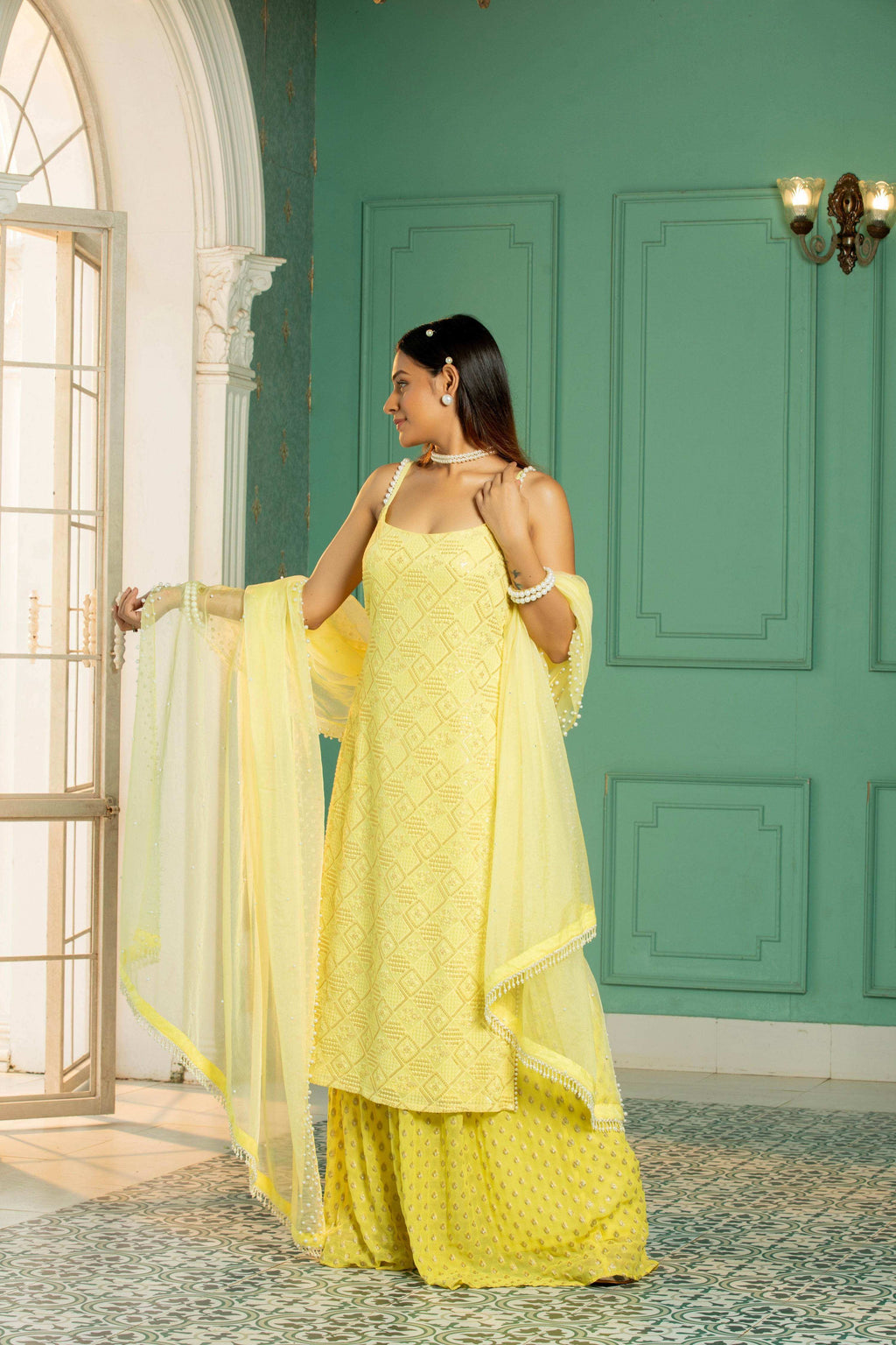JEWEL - Kurta Set - Sunshine Yellow - Monk & Mei