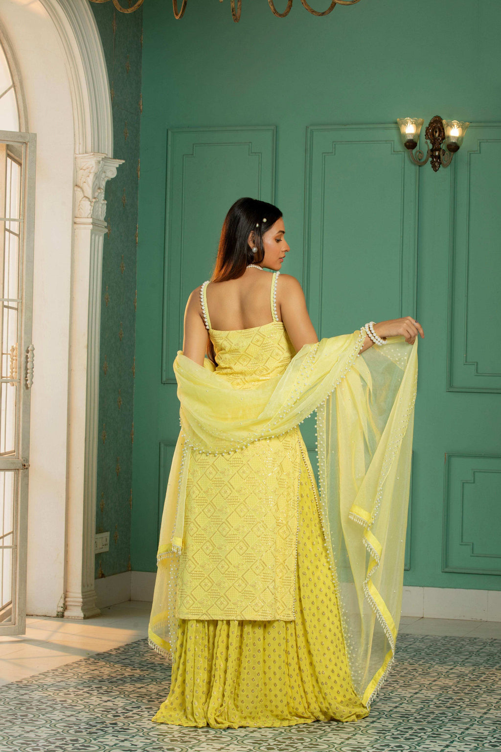 JEWEL - Kurta Set - Sunshine Yellow - Monk & Mei