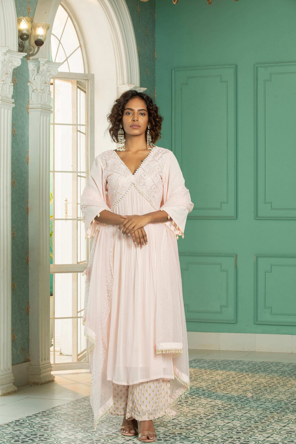 PEARL - Kurta Set - Rose Pink - Monk & Mei