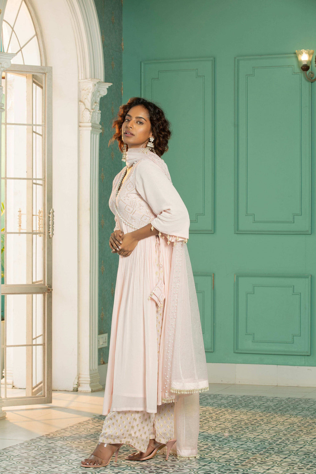 PEARL - Kurta Set - Rose Pink - Monk & Mei