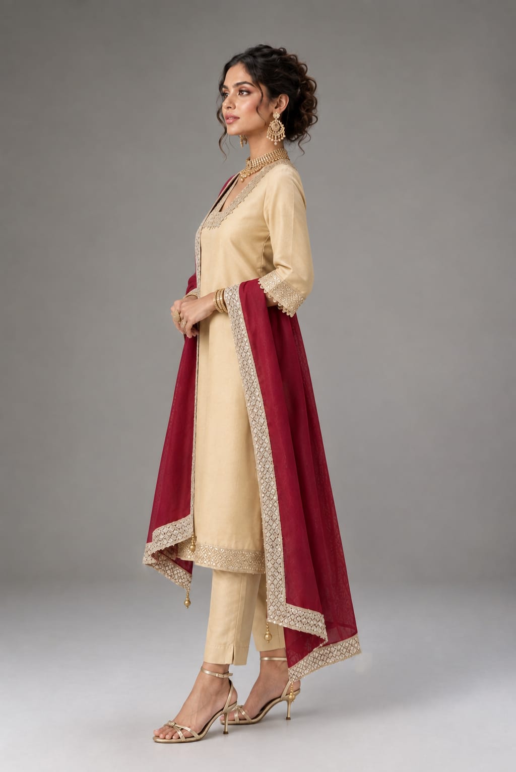 Zohra Set - Beige