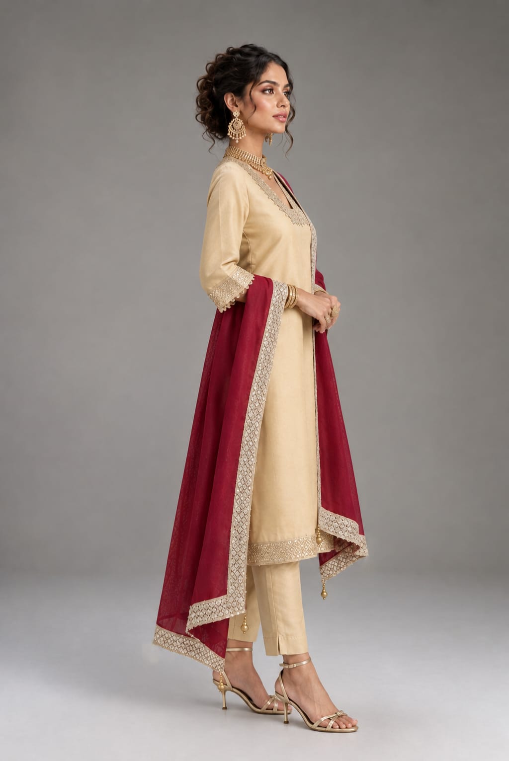 Zohra Set - Beige