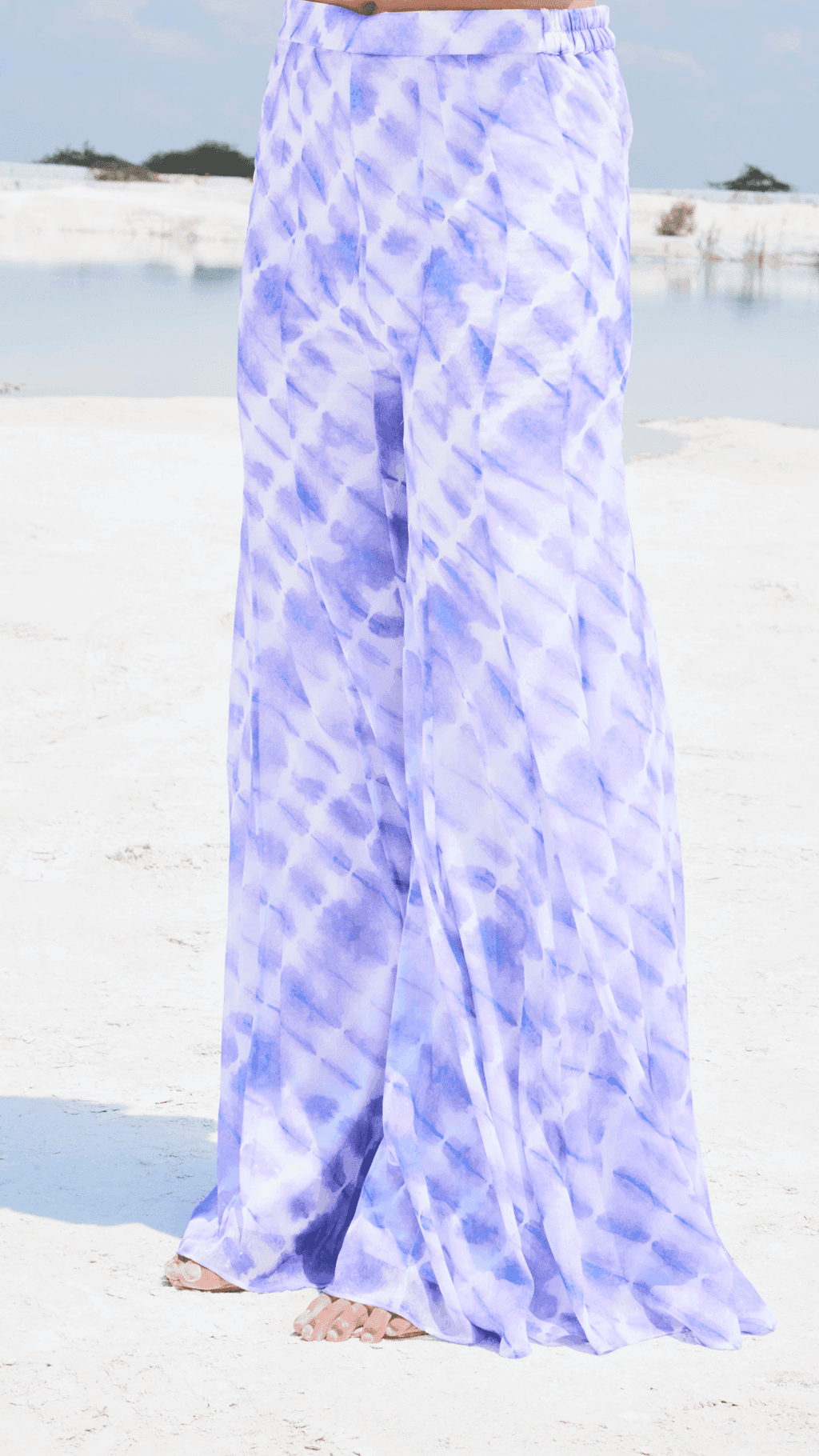 ARIEL TOP & PALAZZO - Pink & Lavendar - Monk & Mei