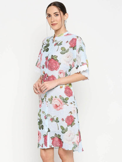 SONNET DRESS - Blue - Monk & Mei