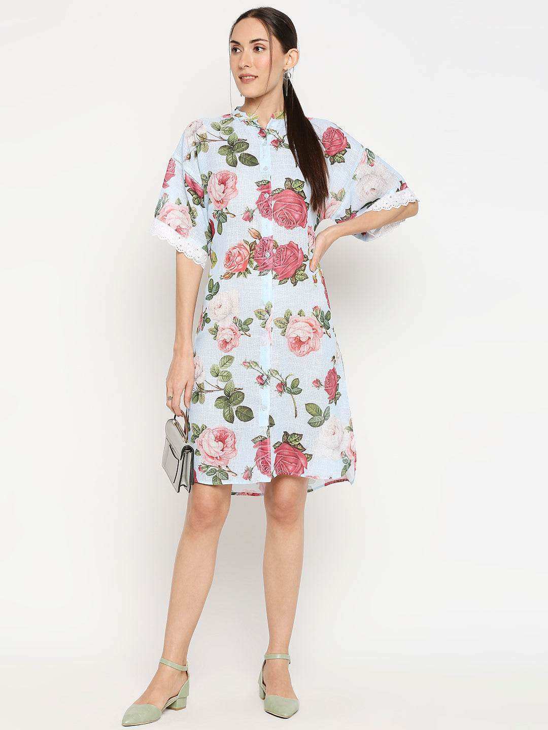 SONNET DRESS - Blue - Monk & Mei