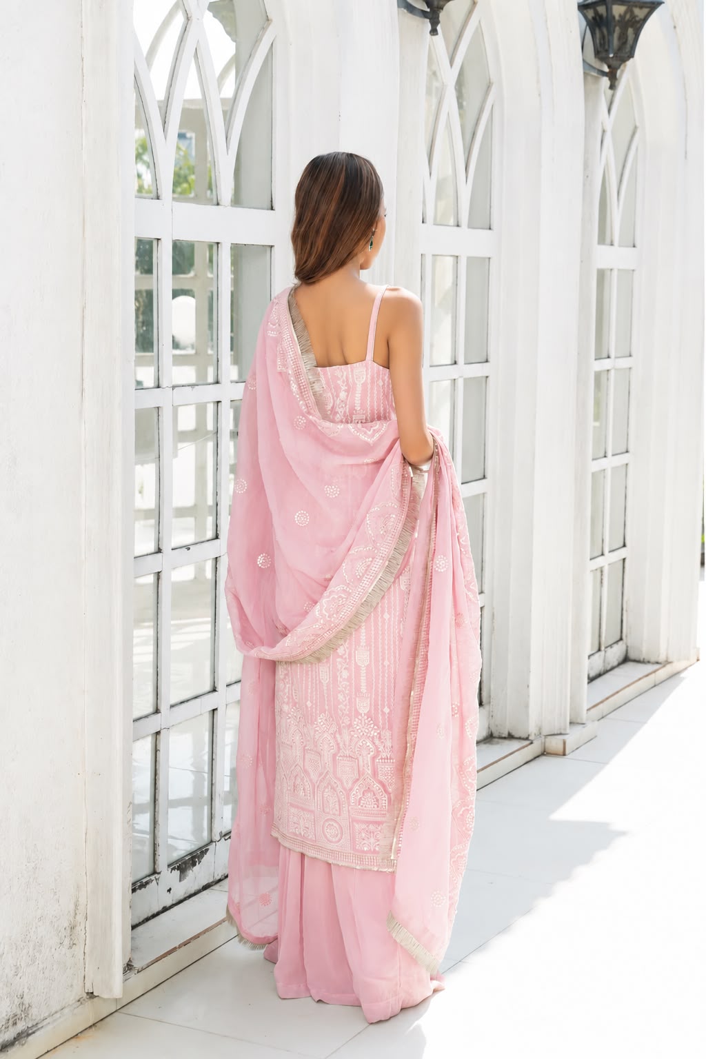 Kurta, Flared Pants and Dupatta