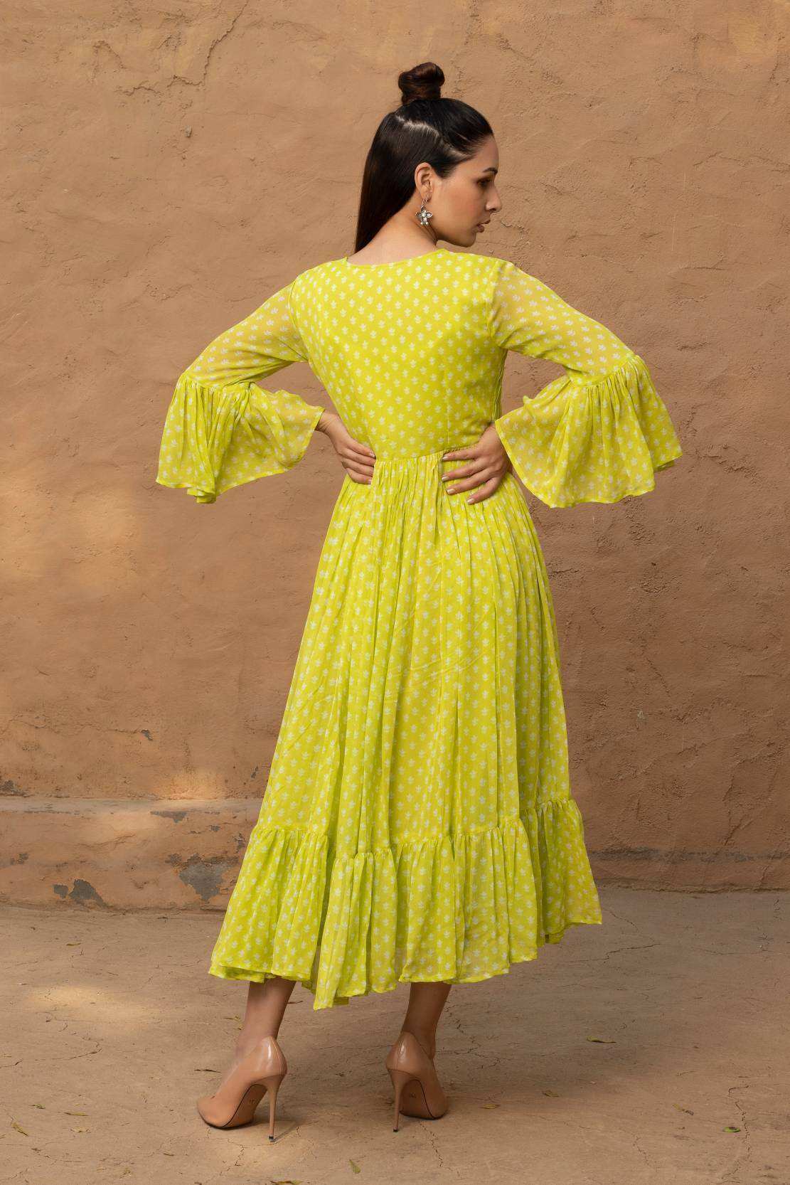 Bliss Dress - Grass green - Monk & Mei