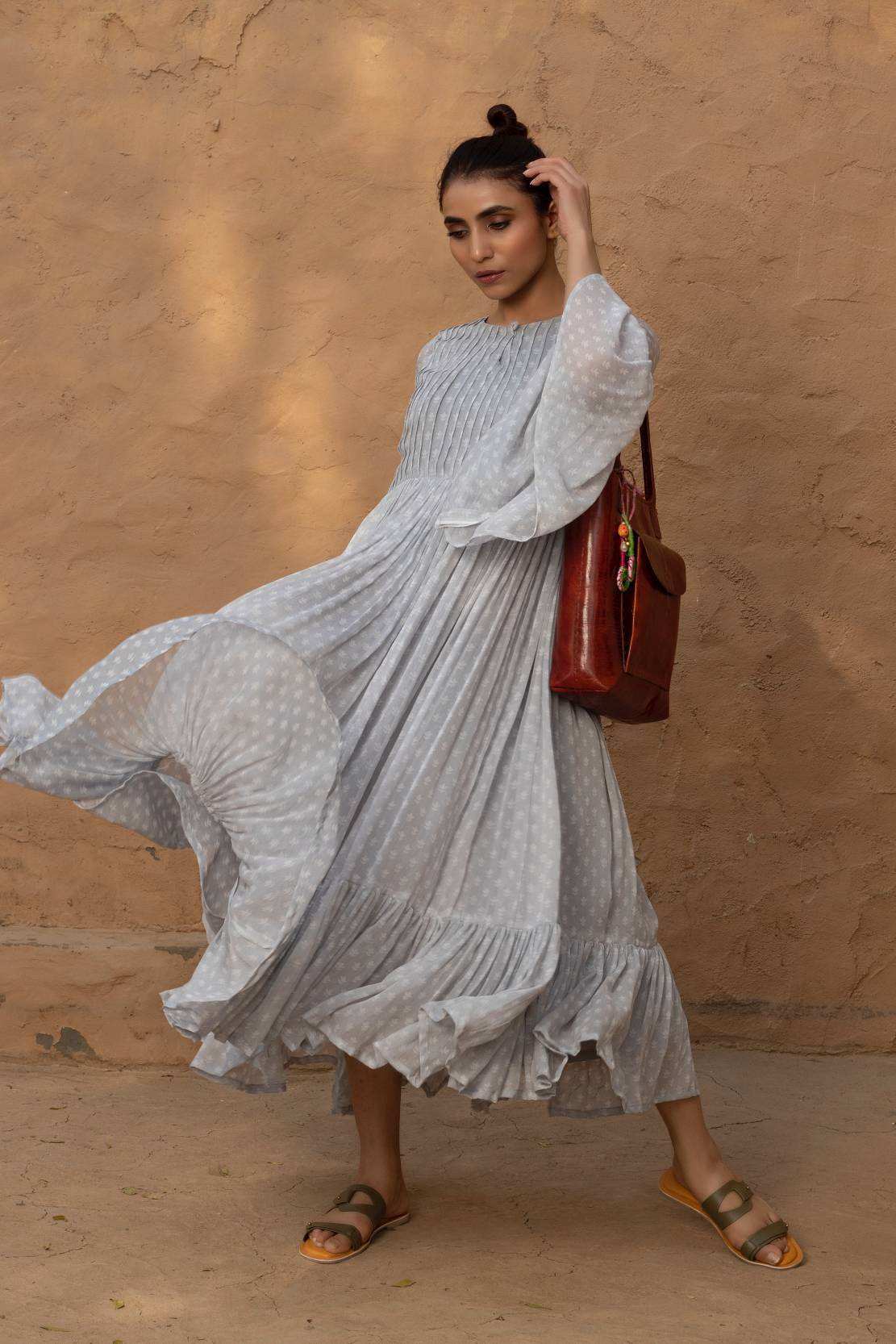 Bliss Dress - Grey - Monk & Mei