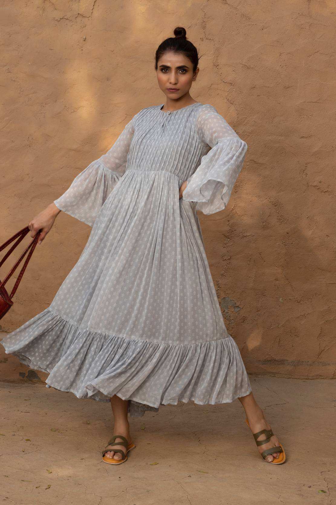 Bliss Dress - Grey - Monk & Mei