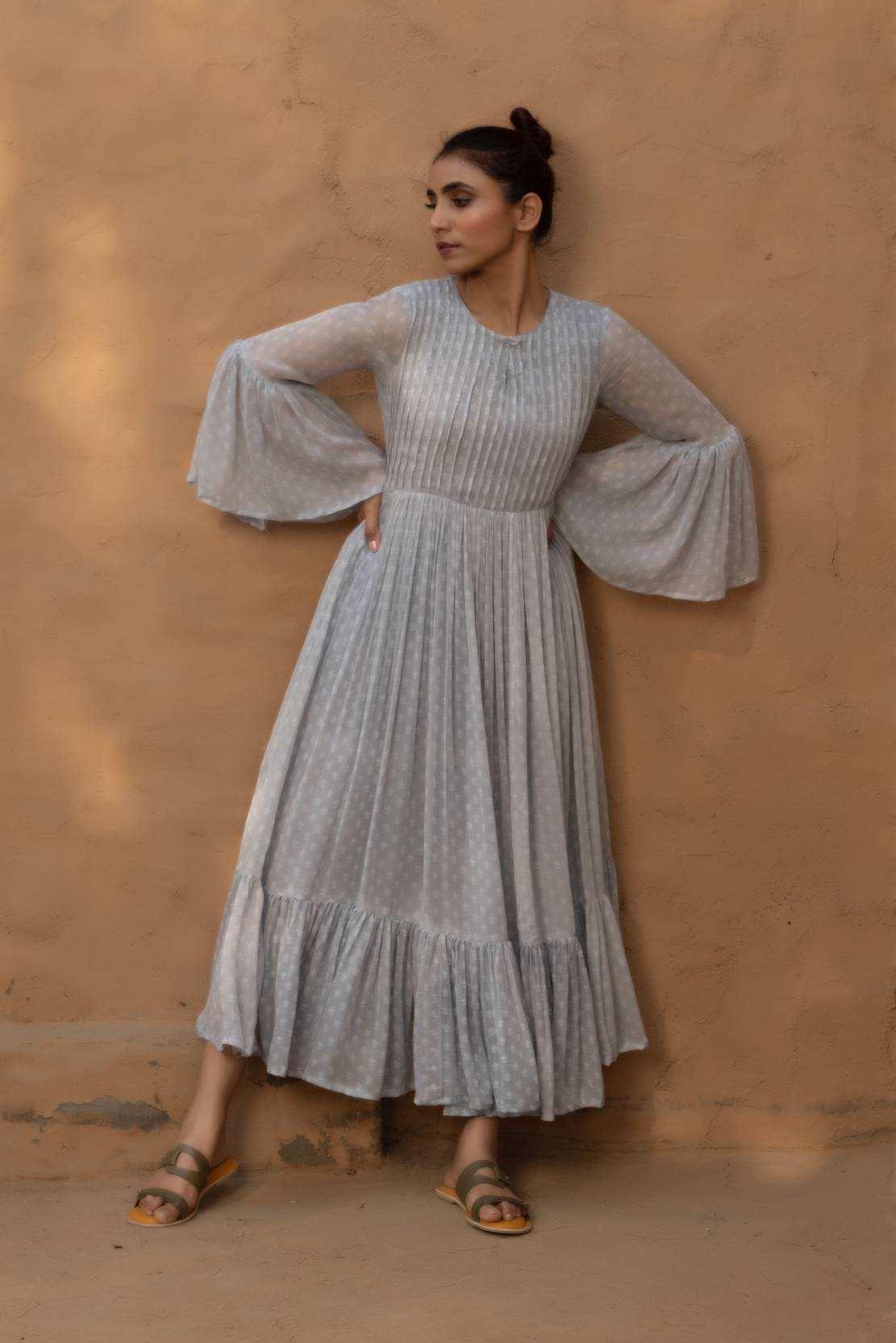 Bliss Dress - Grey - Monk & Mei
