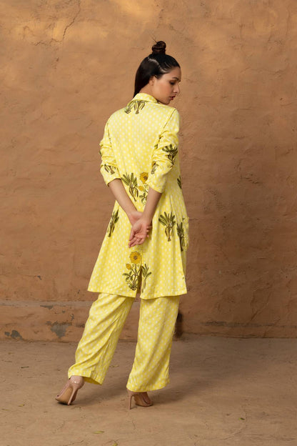 Ziva Pant Suit - Yellow