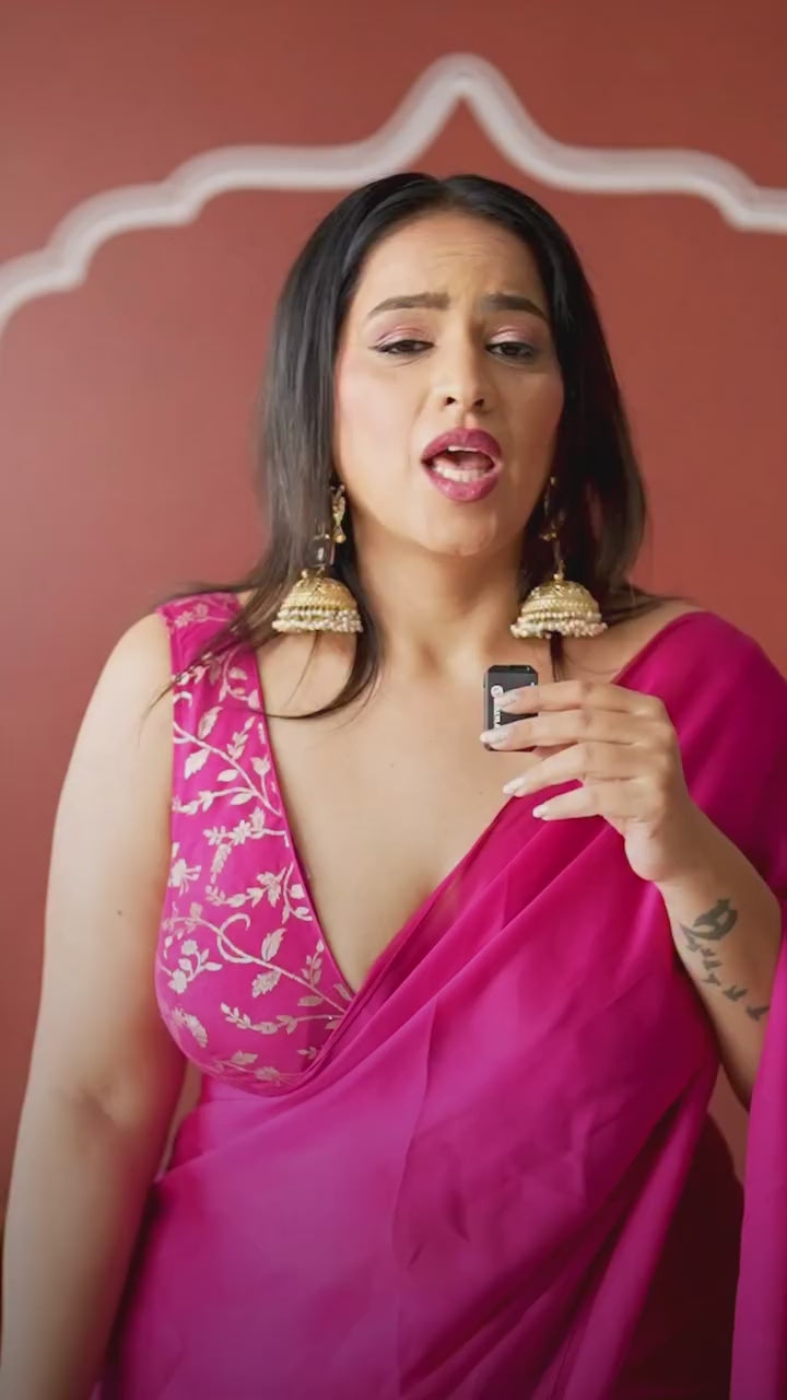 Ruhee Pre Draped Saree set