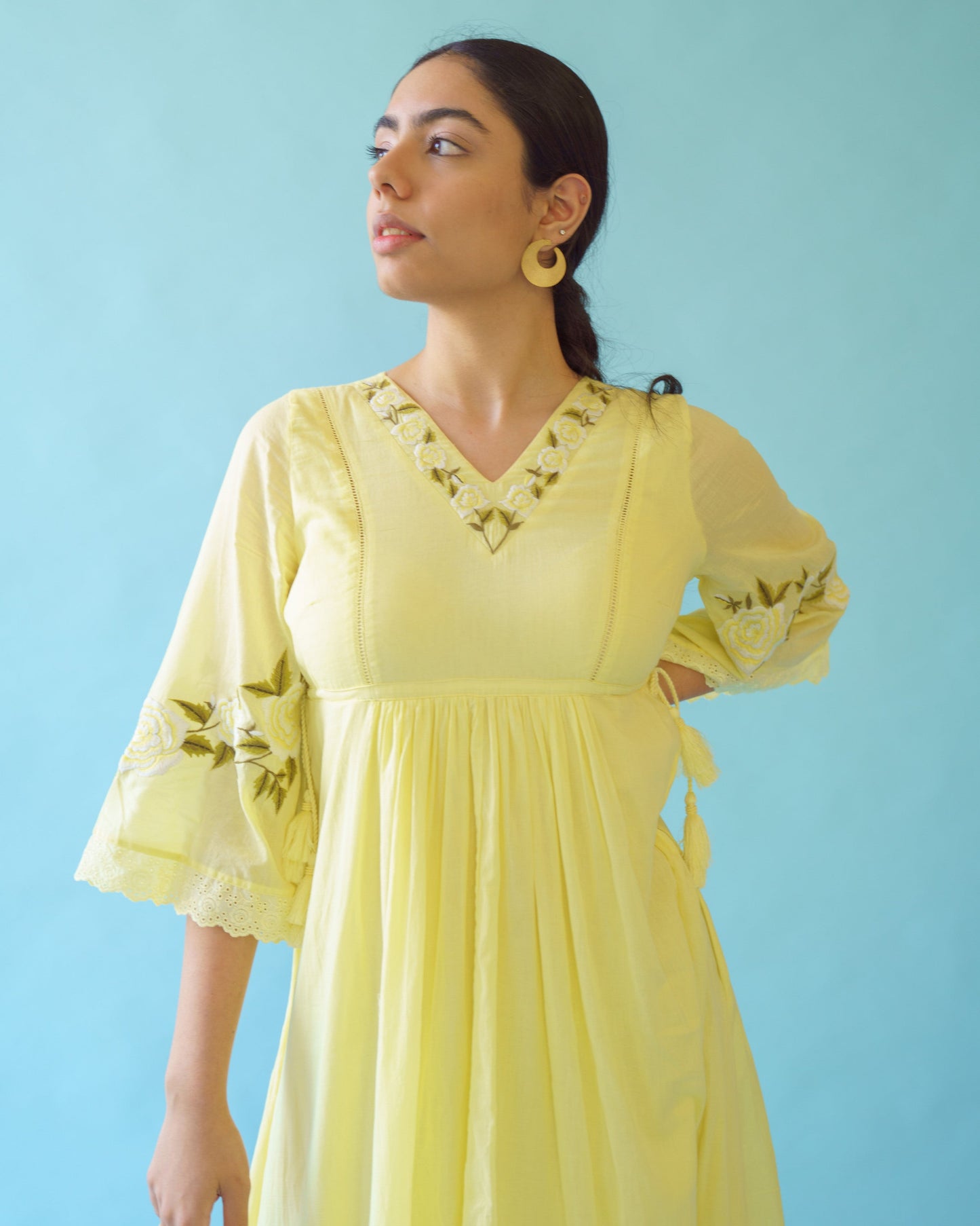 OLIVIA DRESS - Buttercup yellow