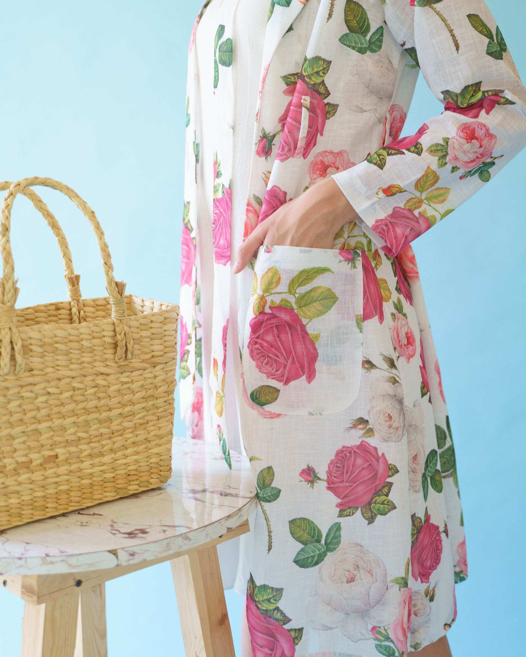 SPRING DRESS SET - Ivory white - Monk & Mei