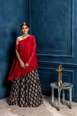 Raagini- Top & Lehenga