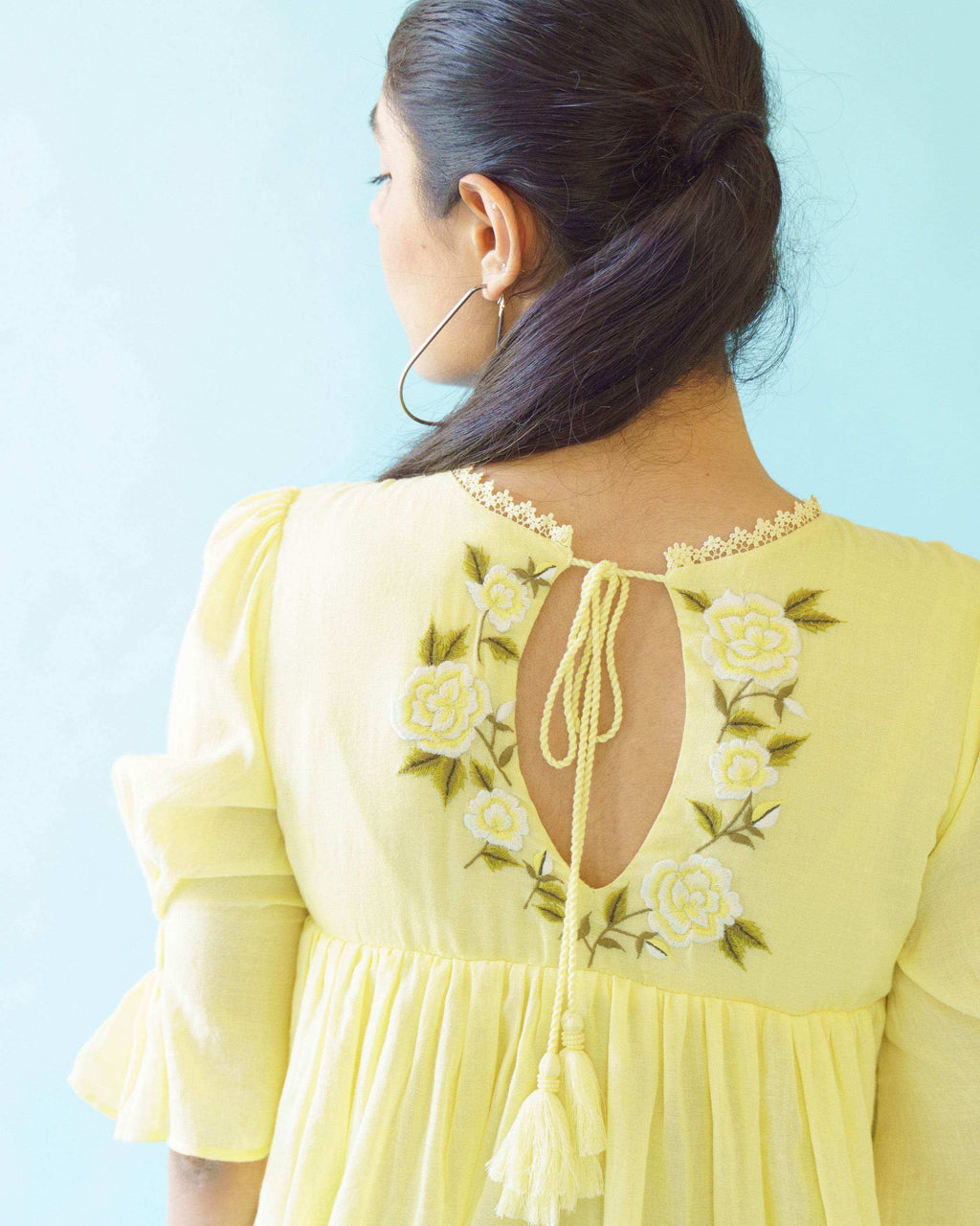 SERENA - TOP - Buttercup yellow - Monk & Mei