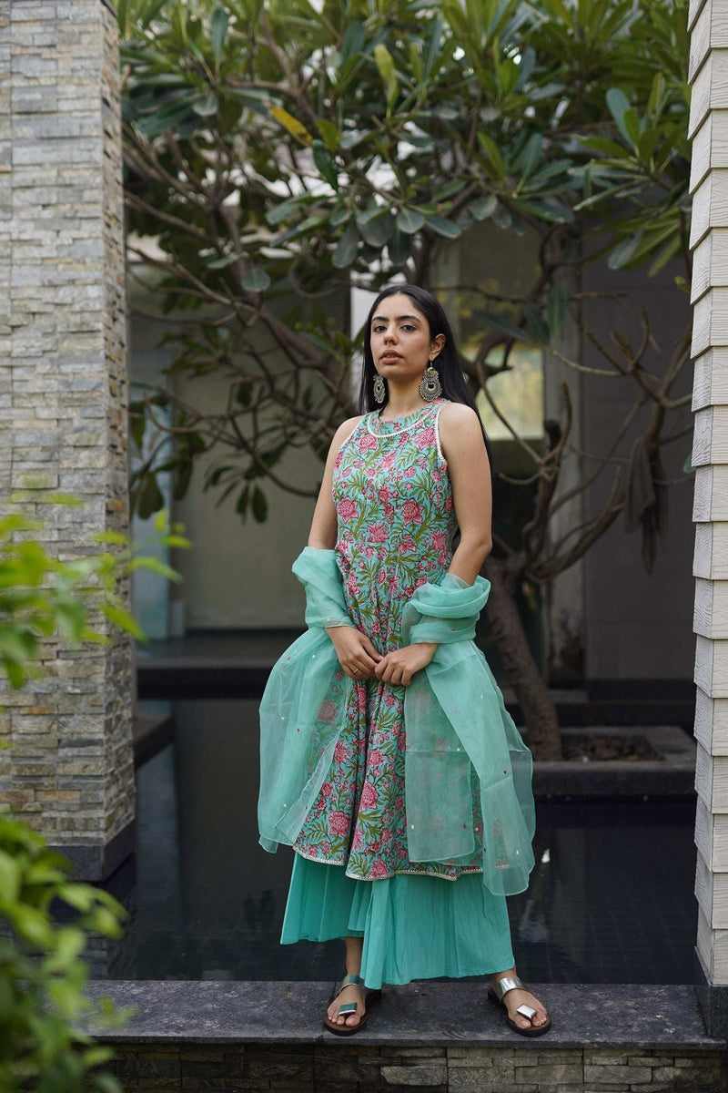 ISHANA KURTA -PALAZZO TWO PIECE SET (NO DUPATTA)