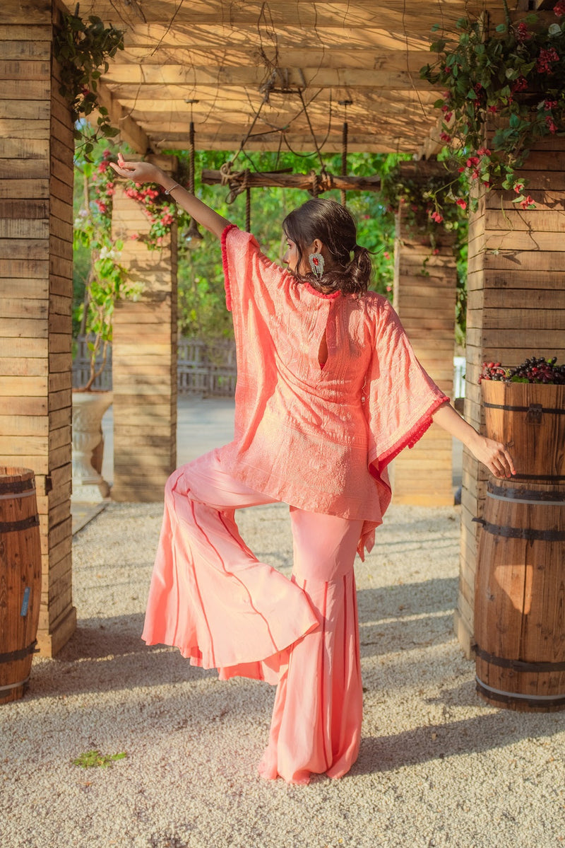 Suraiya Chikankari Kaftan