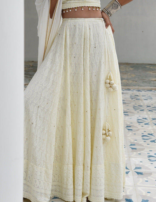 MALIKA- Embroidered Skirt Dress