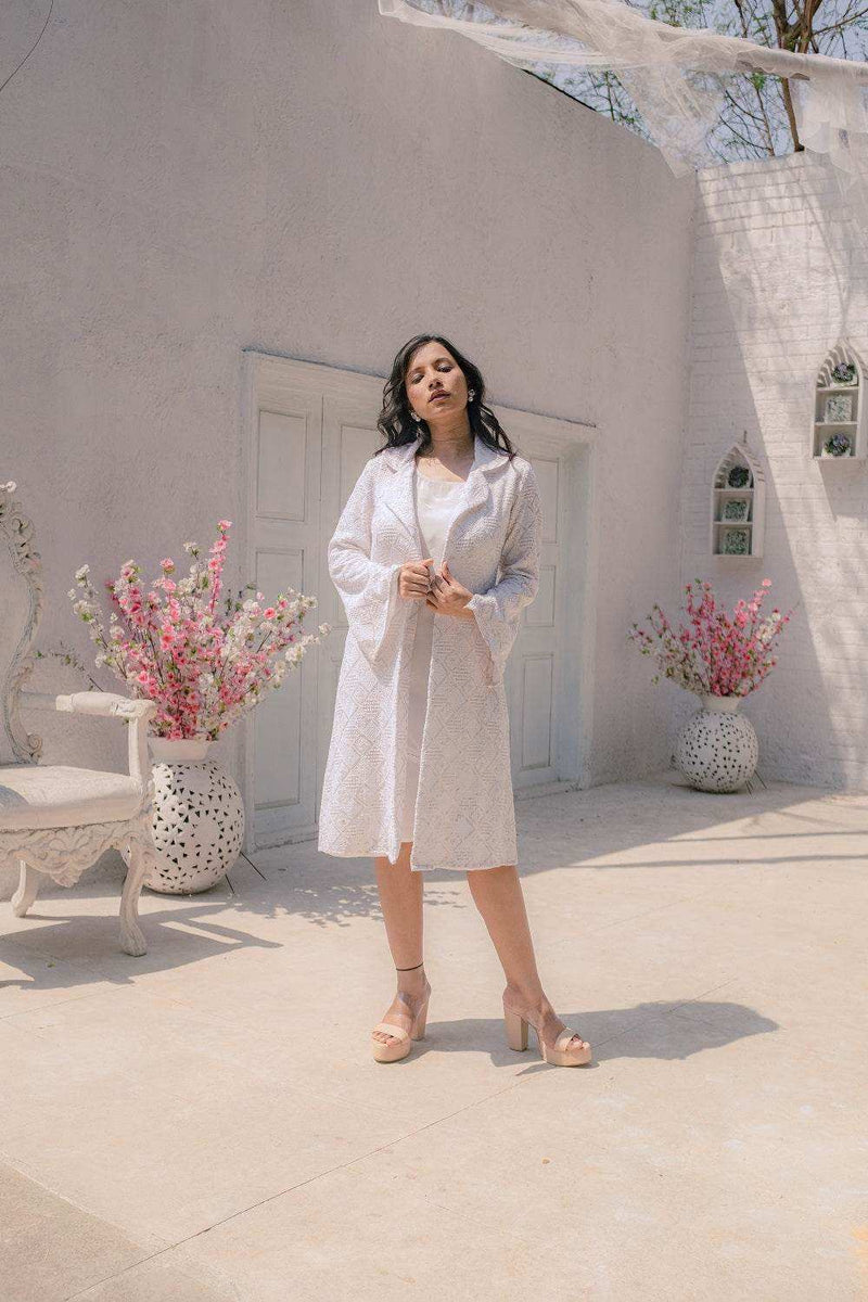 Heer Dress & Chikankari Jacket