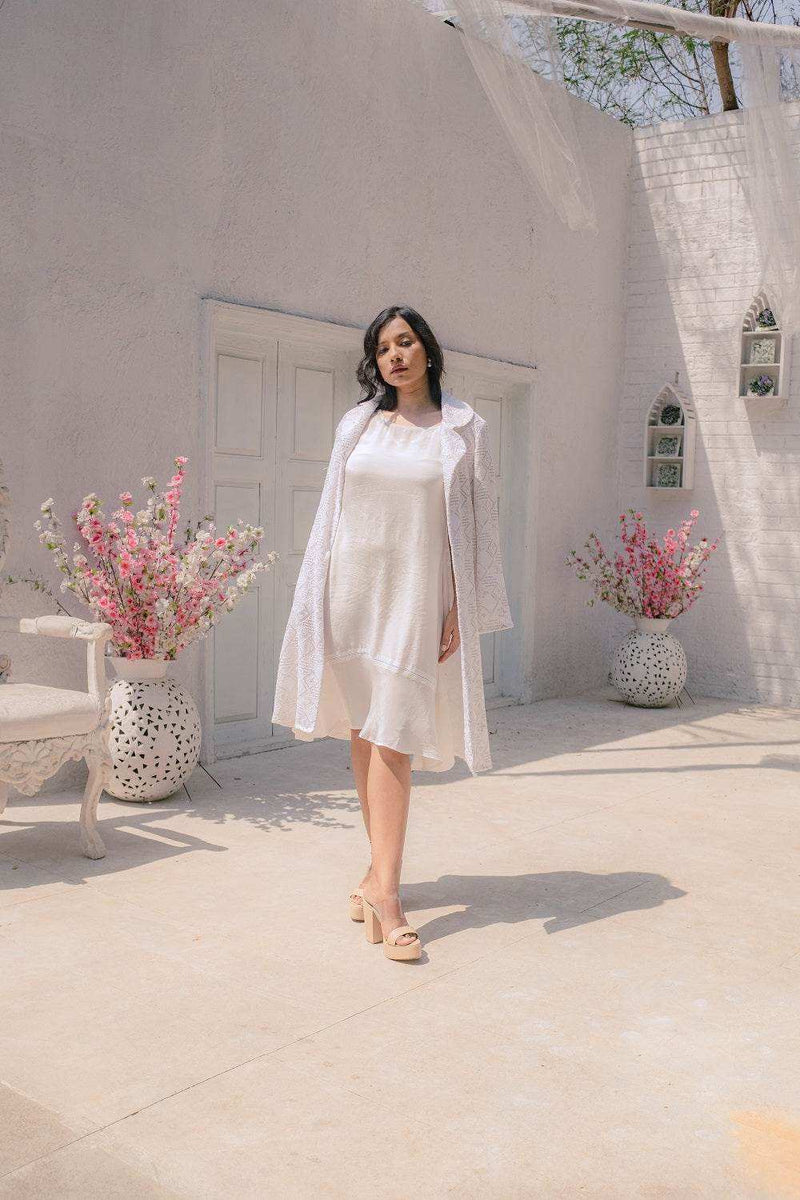 Heer Dress & Chikankari Jacket