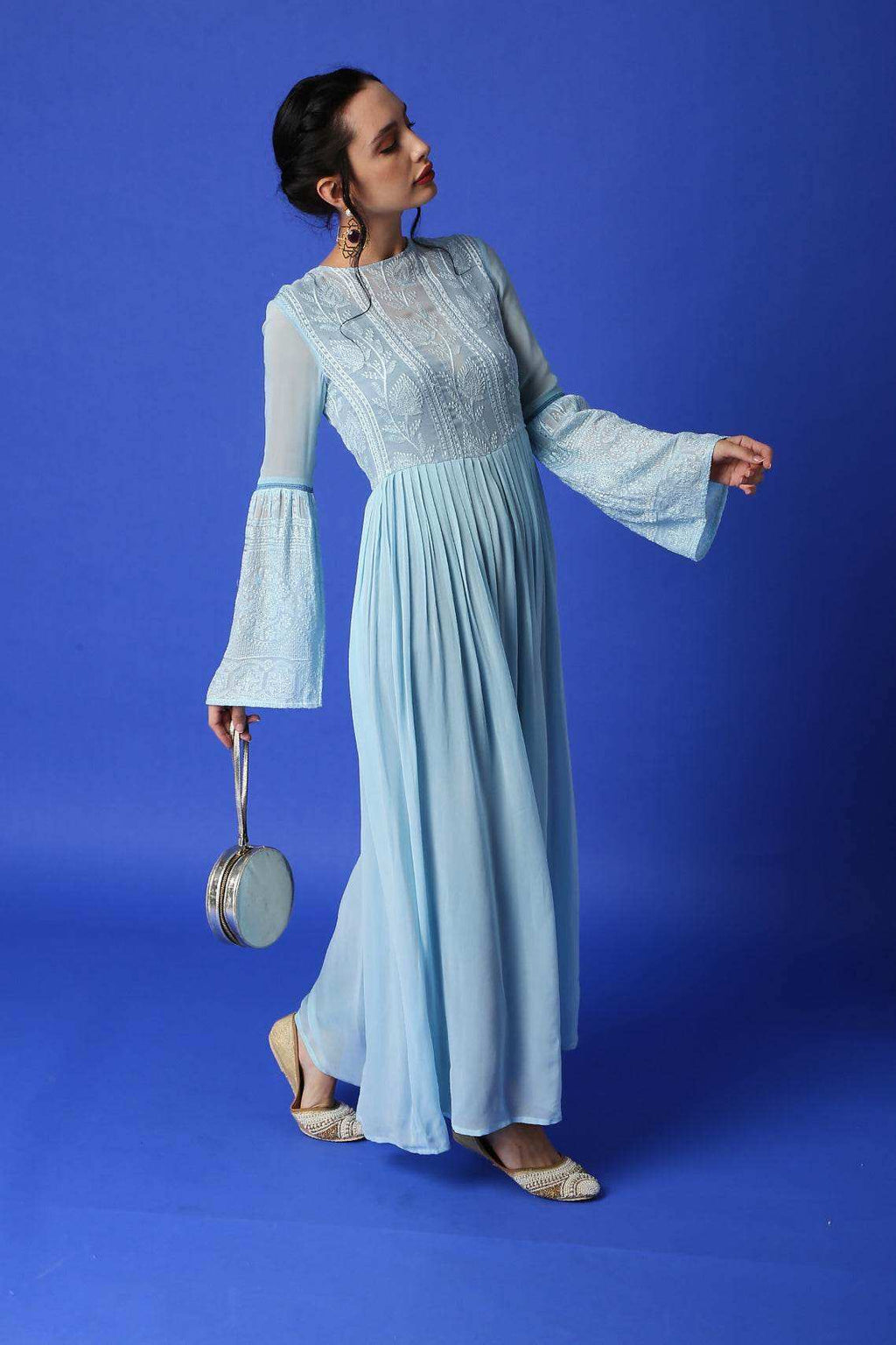 Salma Chikankari Jumpsuit - Monk & Mei
