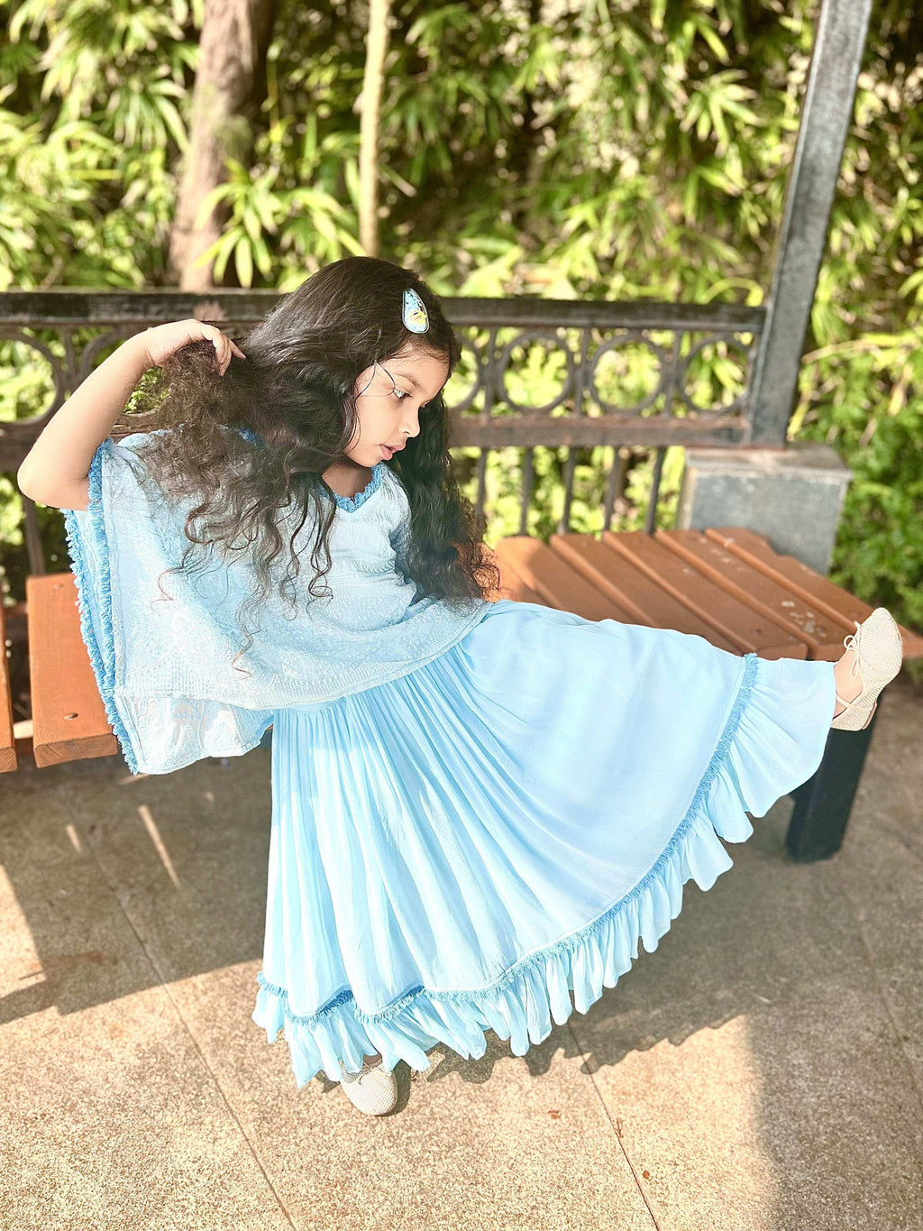 Suraiya Blue Set - Girls - Monk & Mei