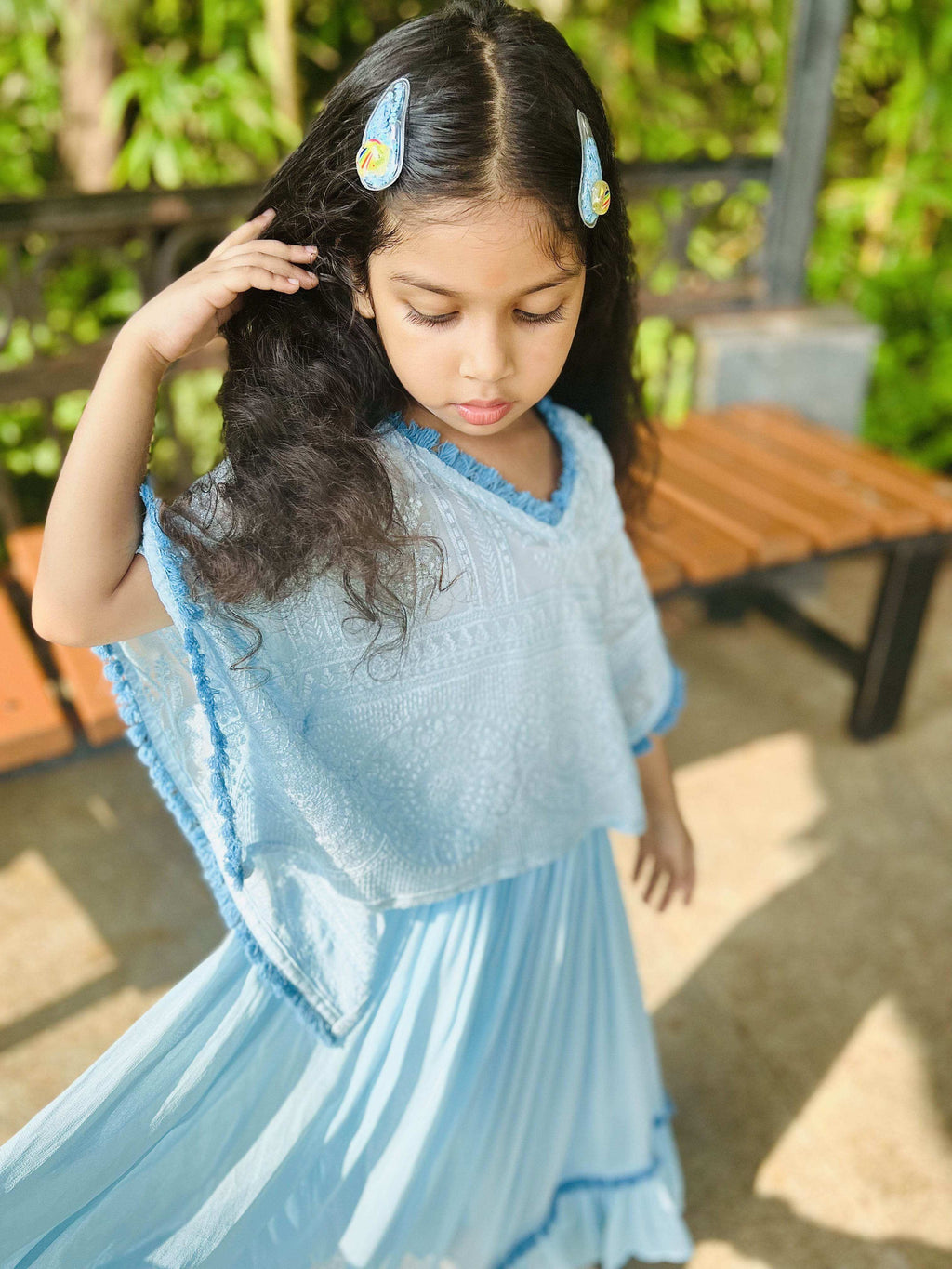 Suraiya Blue Set - Girls - Monk & Mei