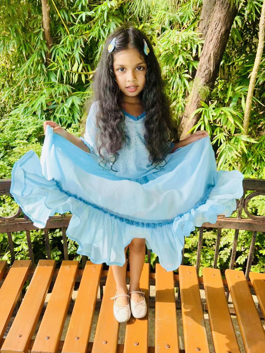 Suraiya Blue Set - Girls - Monk & Mei