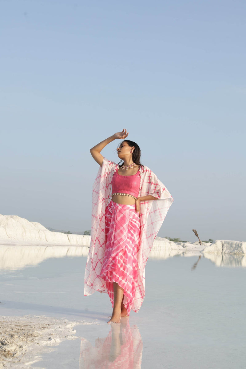 GLORIA DHOTI SKIRT- BLOUSE