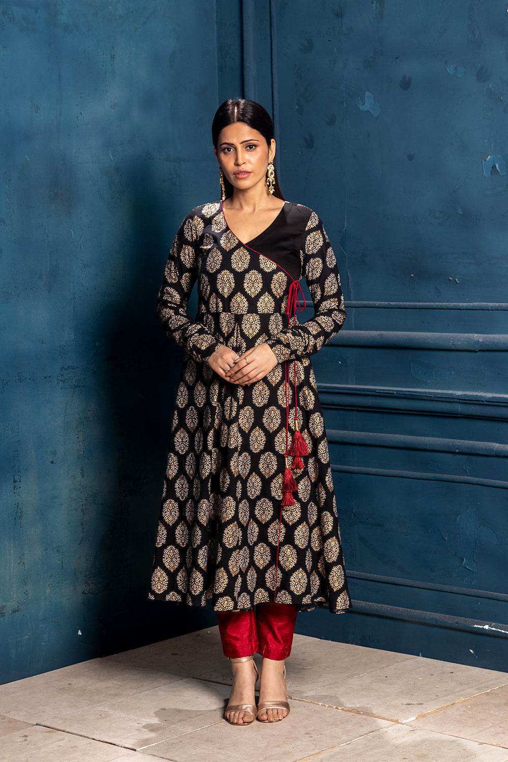 Raina- Angrakha with pants - Monk & Mei