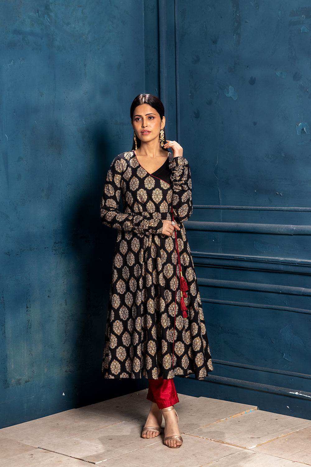 Raina- Angrakha with pants - Monk & Mei