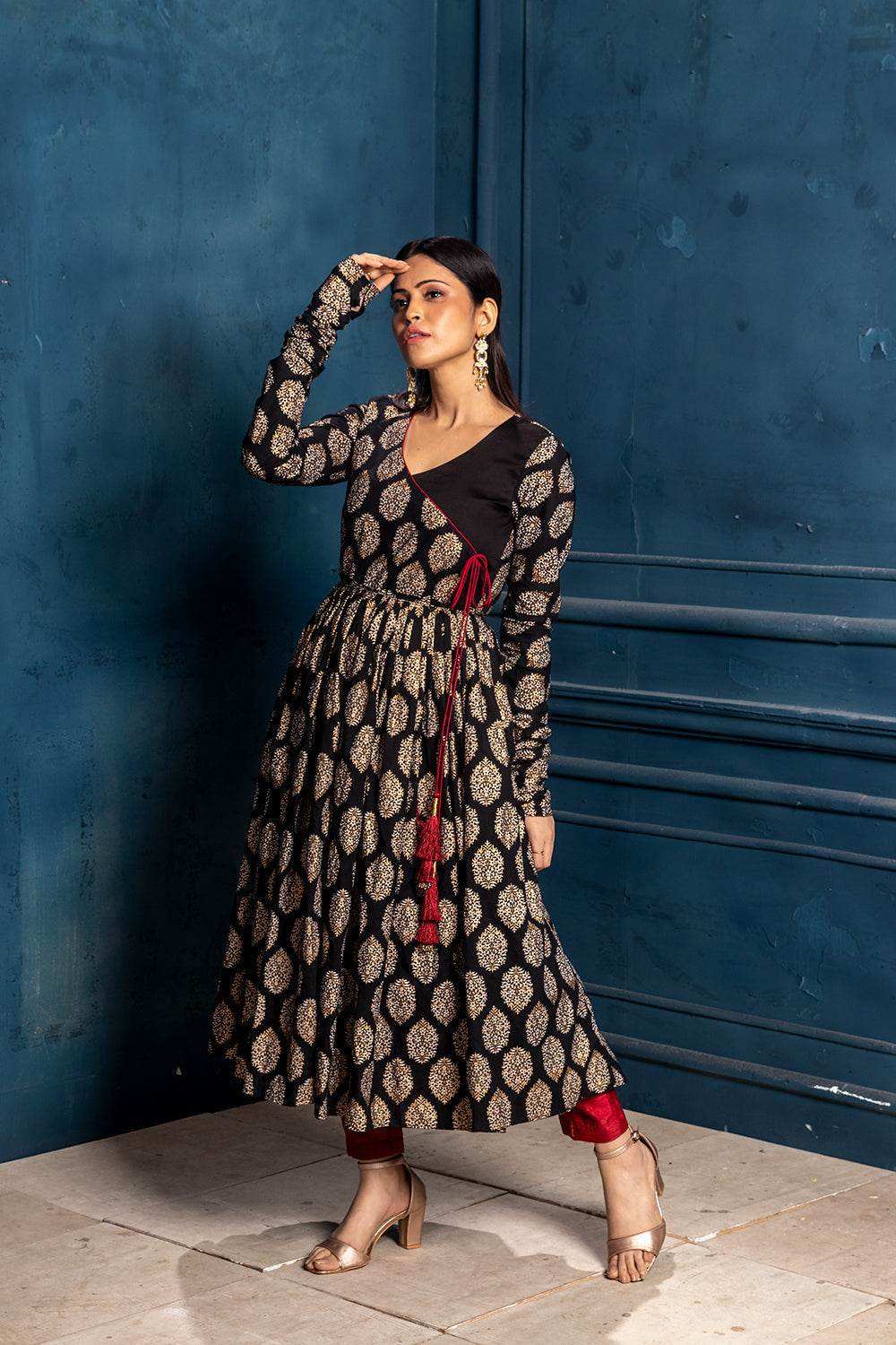 Raina- Angrakha with pants - Monk & Mei