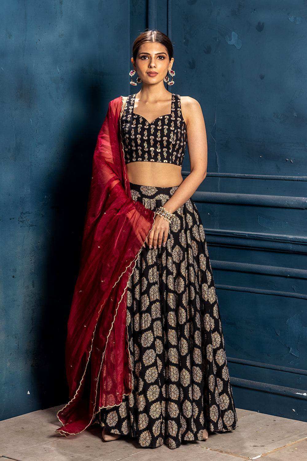 Padmini Lehenga Choli Dupatta - Monk & Mei