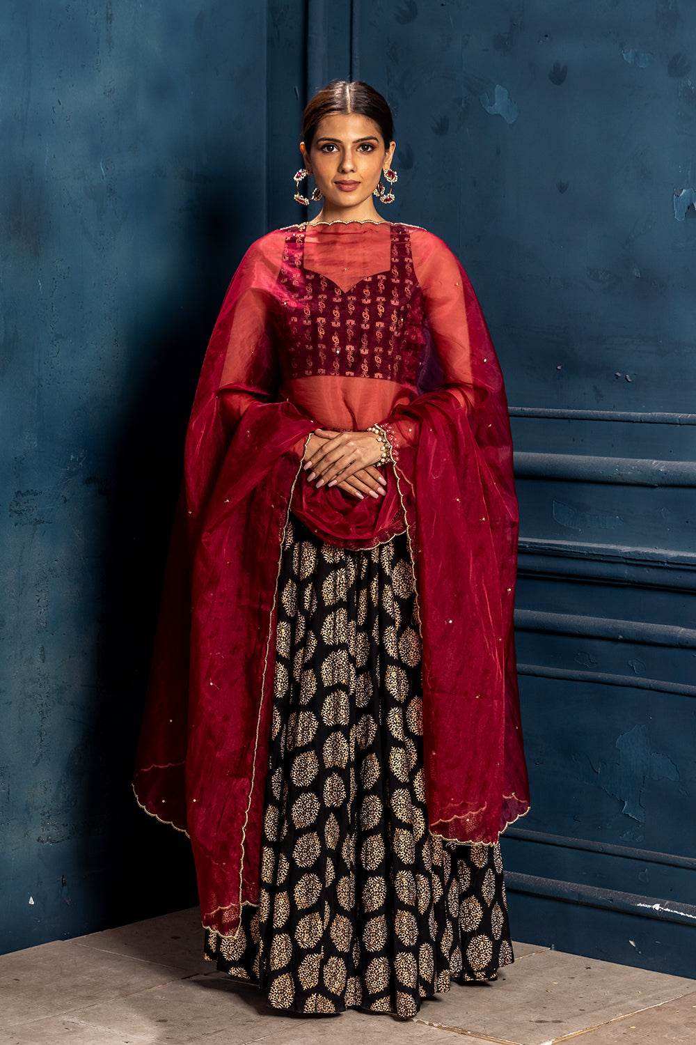 Padmini Lehenga Choli Dupatta - Monk & Mei