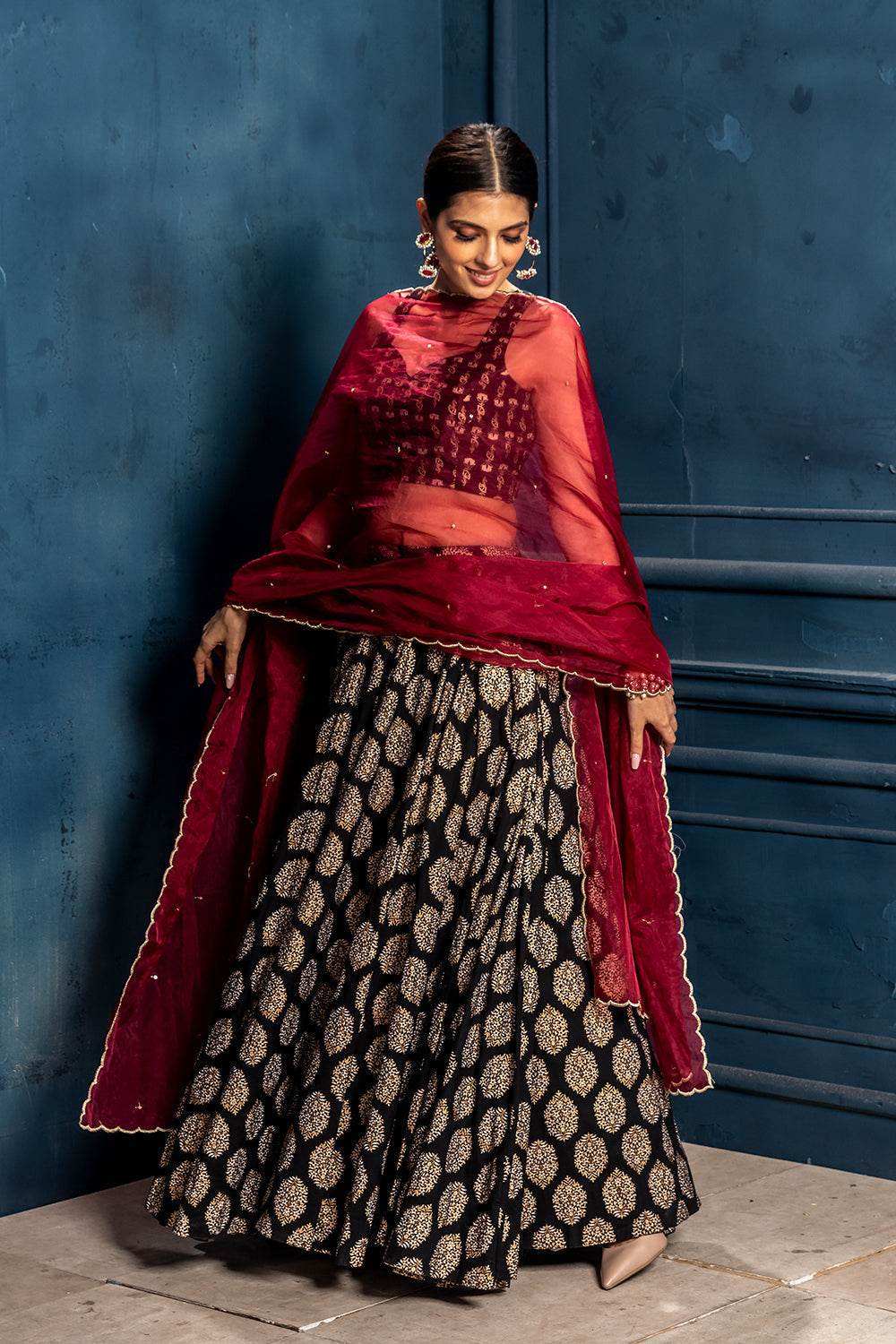 Padmini Lehenga Choli Dupatta - Monk & Mei